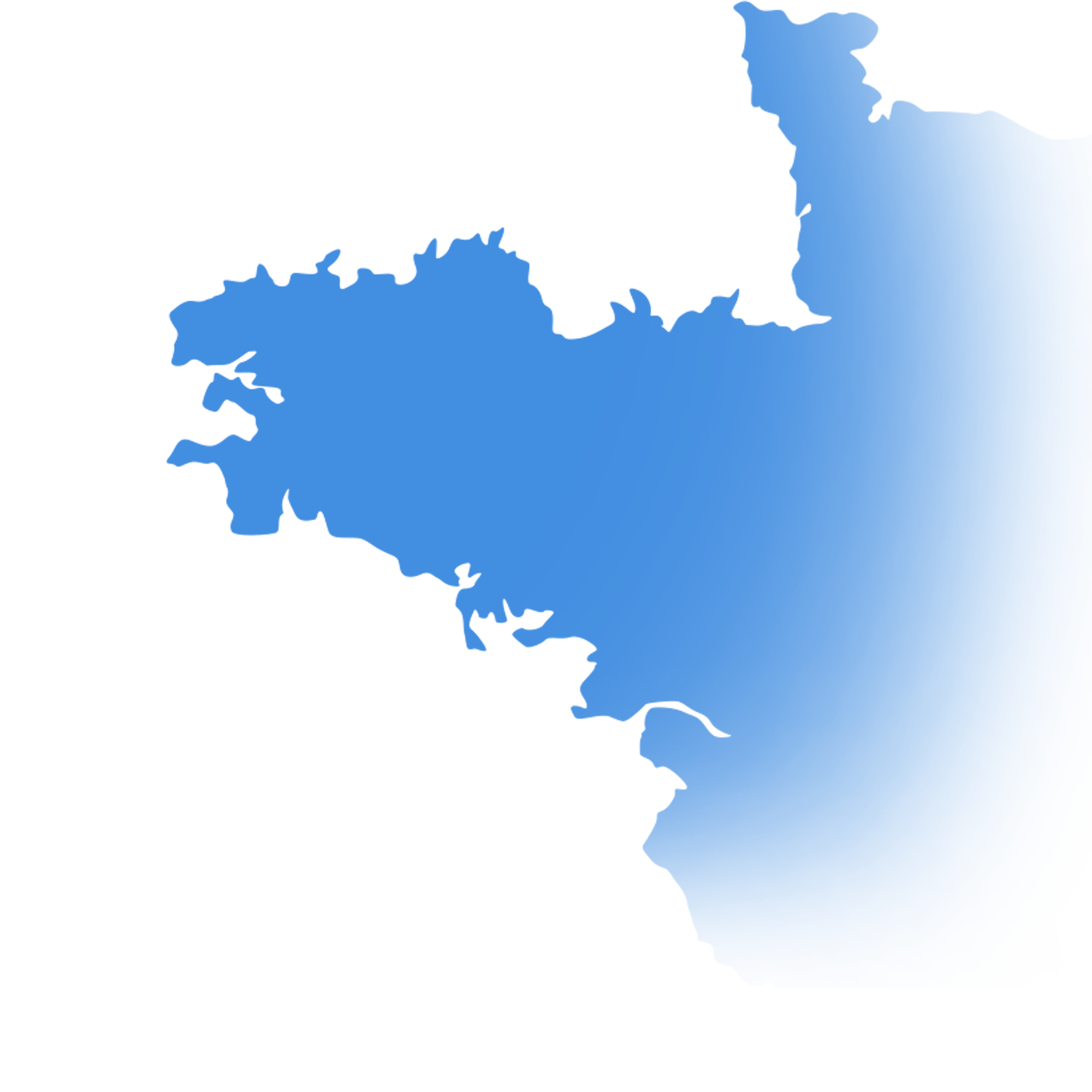 Zone d'intervention vidéaste Bretagne
